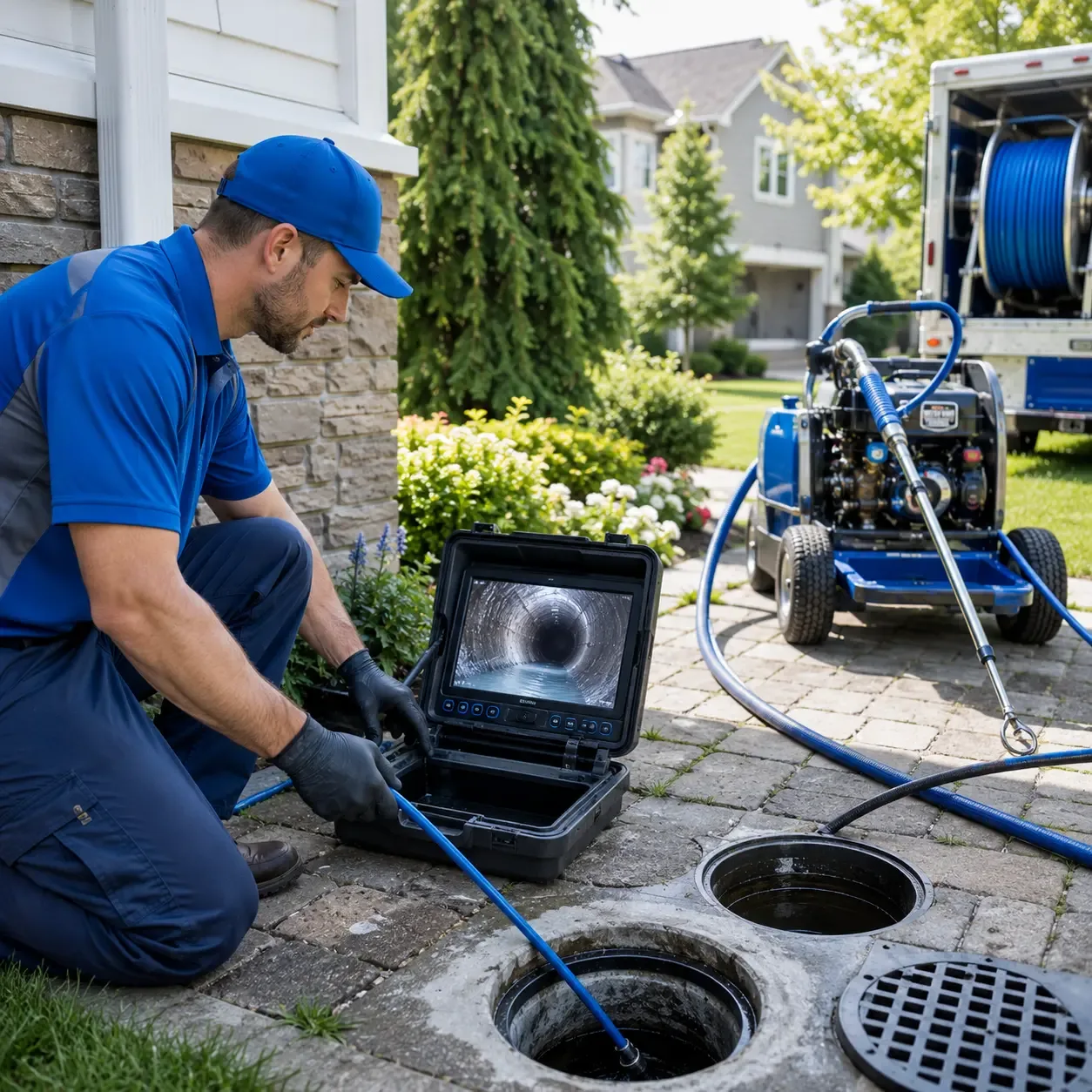 Outdoor drain cleaning professionals serving Newton, MS