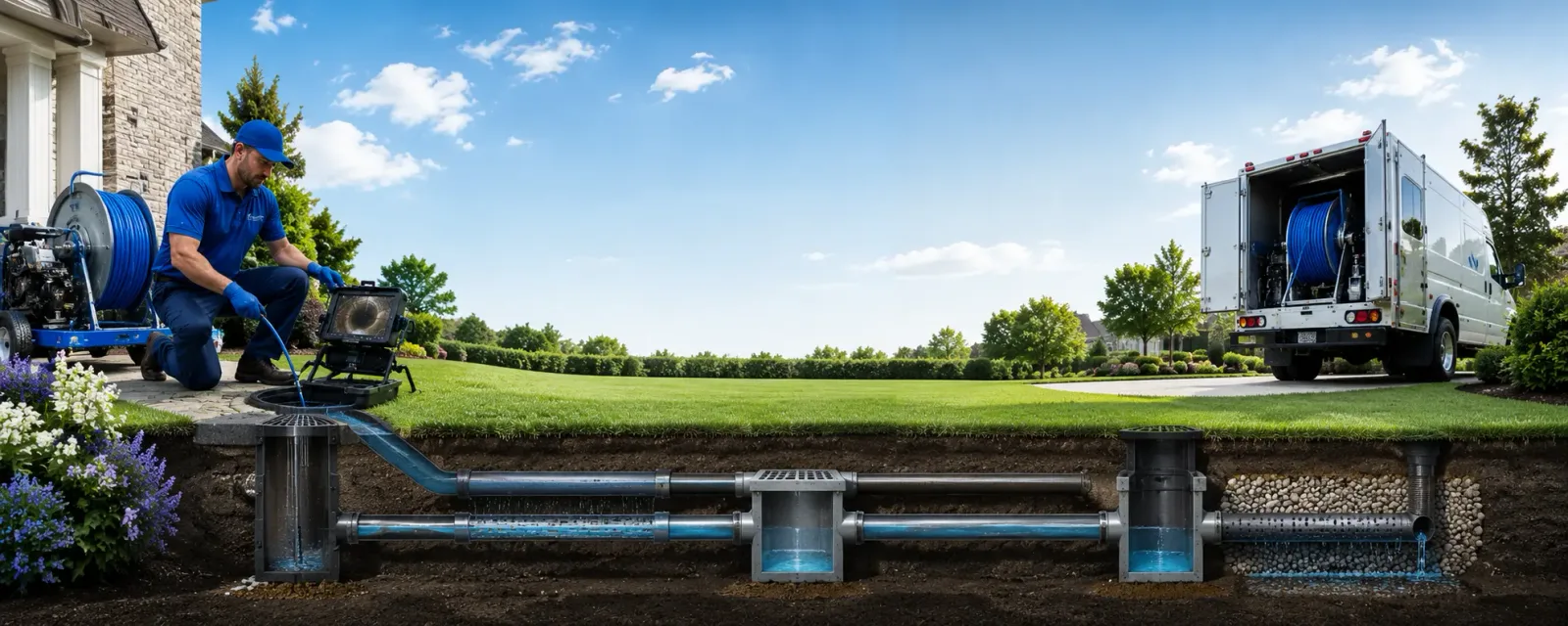 Outdoor drain cleaning information for Newton, MS